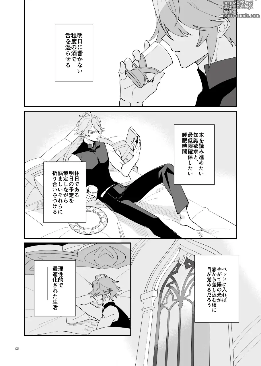 Page 4 of doujinshi Good-bye to the pre-established harmony