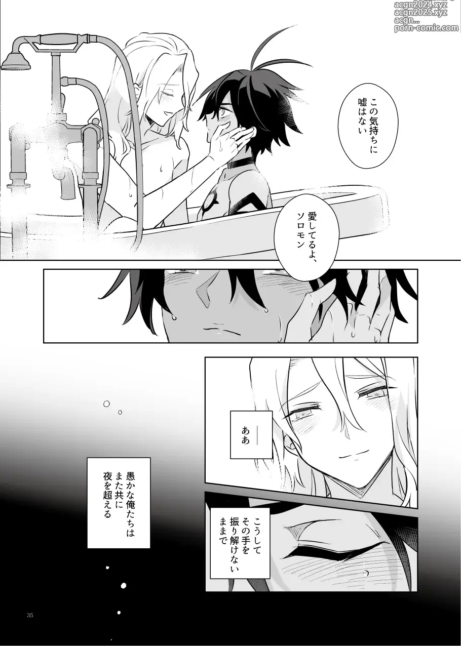 Page 34 of doujinshi Akuma mitaina hito - Devilish Darling