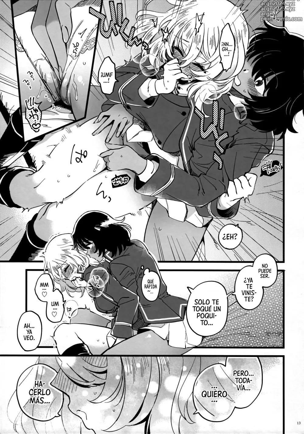 Page 12 of doujinshi Tojikomerarete Kusuri Nonde Sorekara no Aida