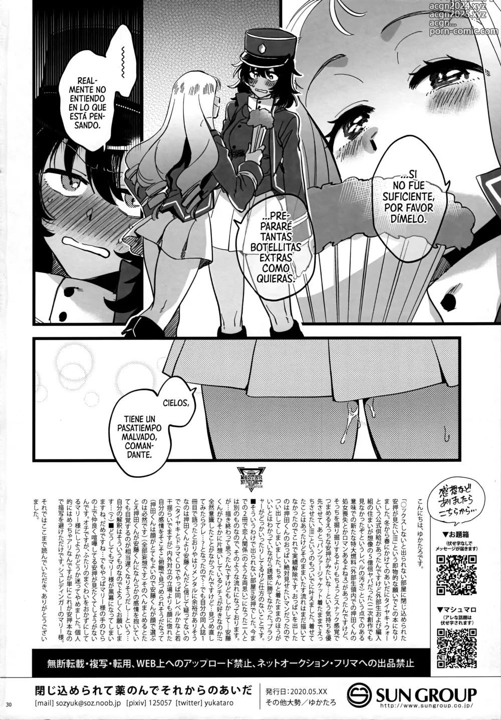 Page 29 of doujinshi Tojikomerarete Kusuri Nonde Sorekara no Aida