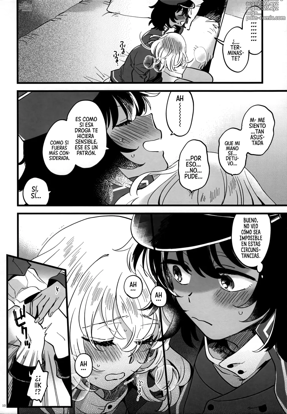 Page 9 of doujinshi Tojikomerarete Kusuri Nonde Sorekara no Aida