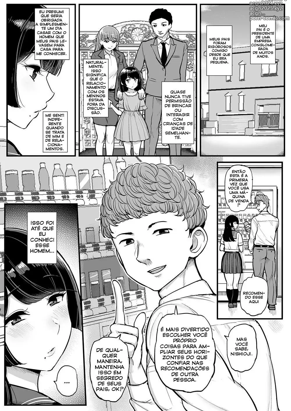 Page 3 of doujinshi The Sheltered Girl's Experience With Men