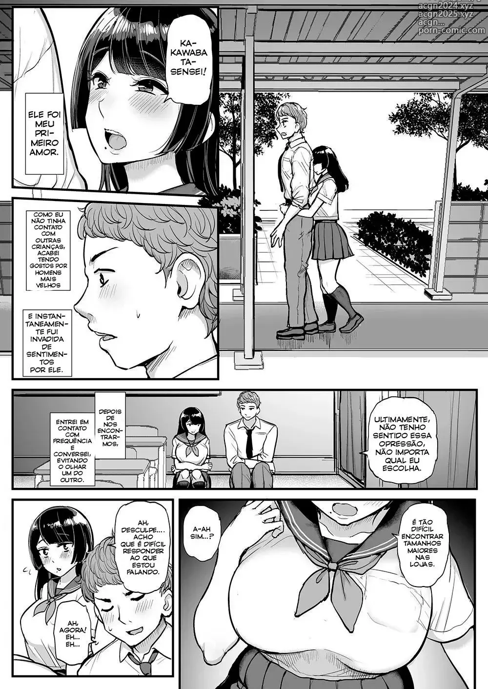 Page 4 of doujinshi The Sheltered Girl's Experience With Men