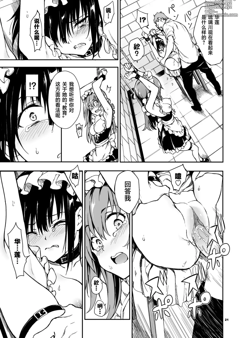 Page 22 of doujinshi メイド教育6-没落貴族瑠璃川椿-