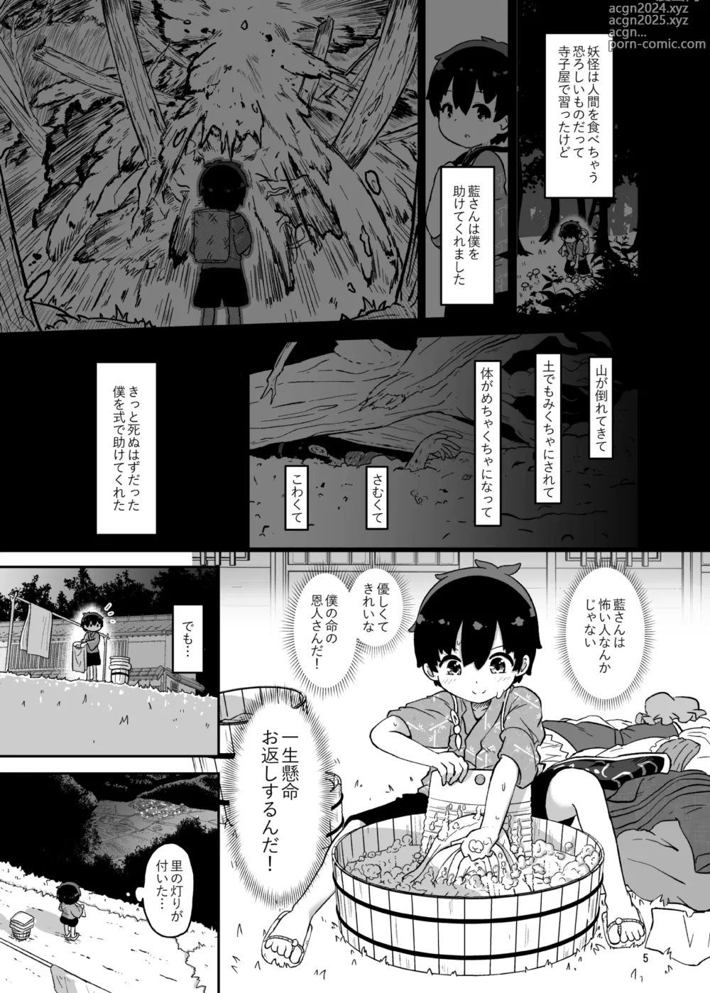 Page 5 of doujinshi Boku wa Ran-sama no Mono - I belong to Ran.