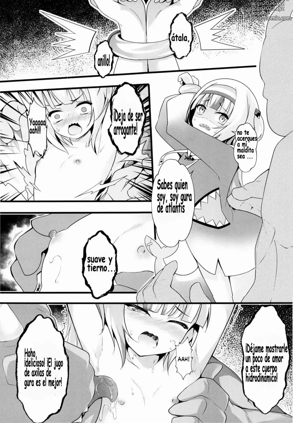 Page 6 of doujinshi Lets Sweat (decensored)