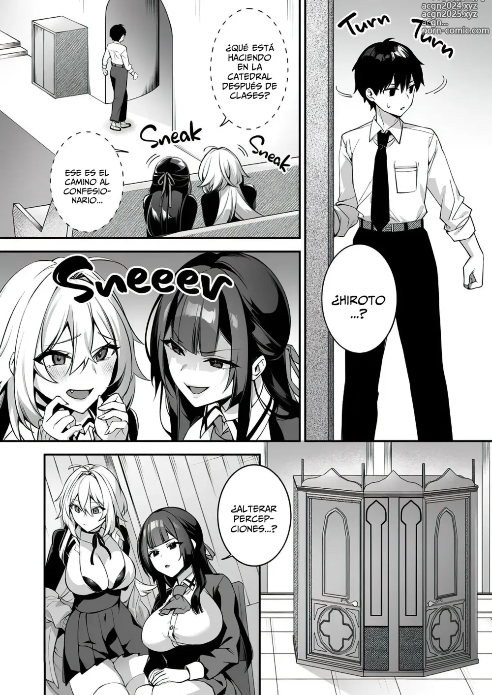 Page 9 of doujinshi Okasare Saimin 4 Danshi Hitori Shika Inai Gakuen De Seikaku Saiaku No Ijimekko Ni Hankire Makuru｜Follando Hasta La Sumisión 4 ~El Único Chico De La Academia Es Follado Por Los Peores Matones De La Historia~