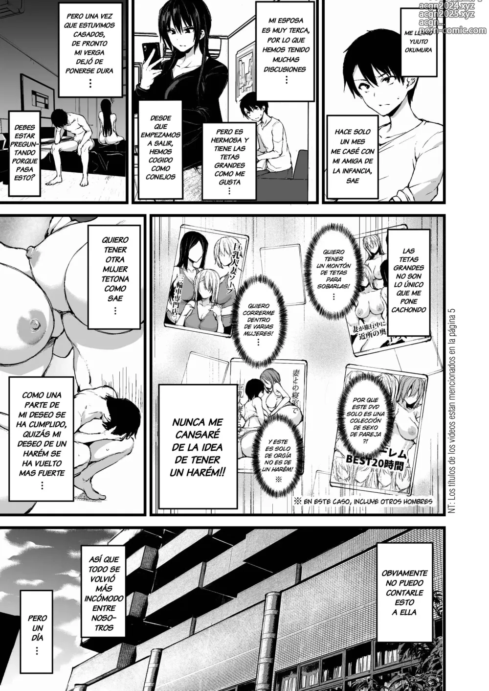 Page 3 of manga No se me para sin un par de Grandes Tetas, asi que mi Esposa trajo una Amiga cap.1 (decensored)