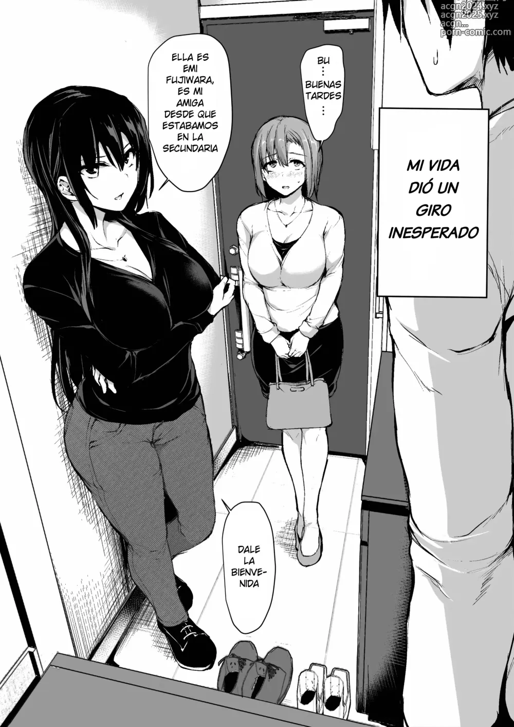 Page 4 of manga No se me para sin un par de Grandes Tetas, asi que mi Esposa trajo una Amiga cap.1 (decensored)