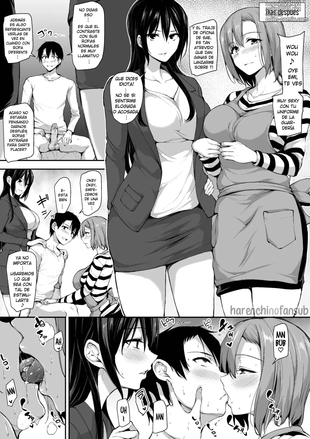 Page 59 of manga No se me para sin un par de Grandes Tetas, asi que mi Esposa trajo una Amiga cap.1 (decensored)