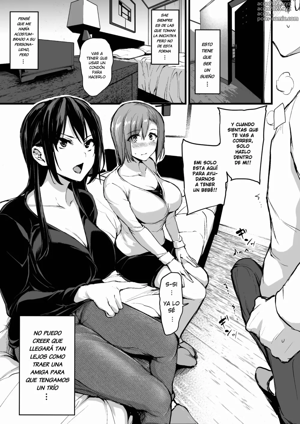 Page 9 of manga No se me para sin un par de Grandes Tetas, asi que mi Esposa trajo una Amiga cap.1 (decensored)