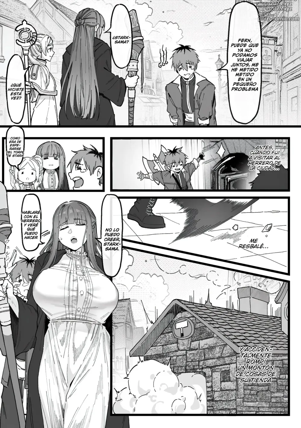 Page 2 of doujinshi Aventuras Con El Torpe Stark-sama (decensored)