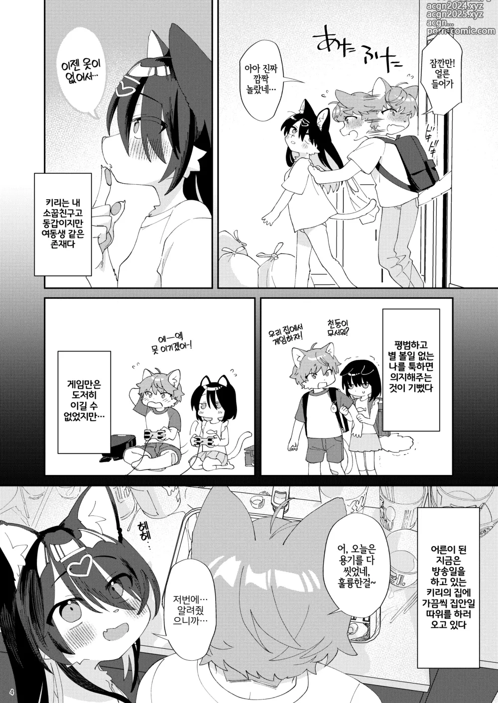 Page 3 of doujinshi 생활력이 딸리는 소꿉친구를 돌봐주거나 러브러브 H 하거나 하는 이야기