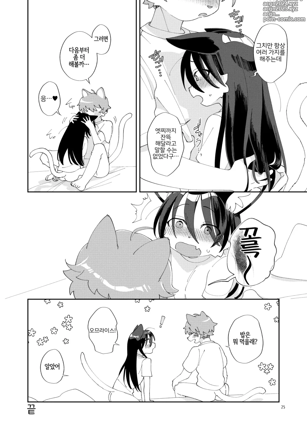 Page 23 of doujinshi 생활력이 딸리는 소꿉친구를 돌봐주거나 러브러브 H 하거나 하는 이야기