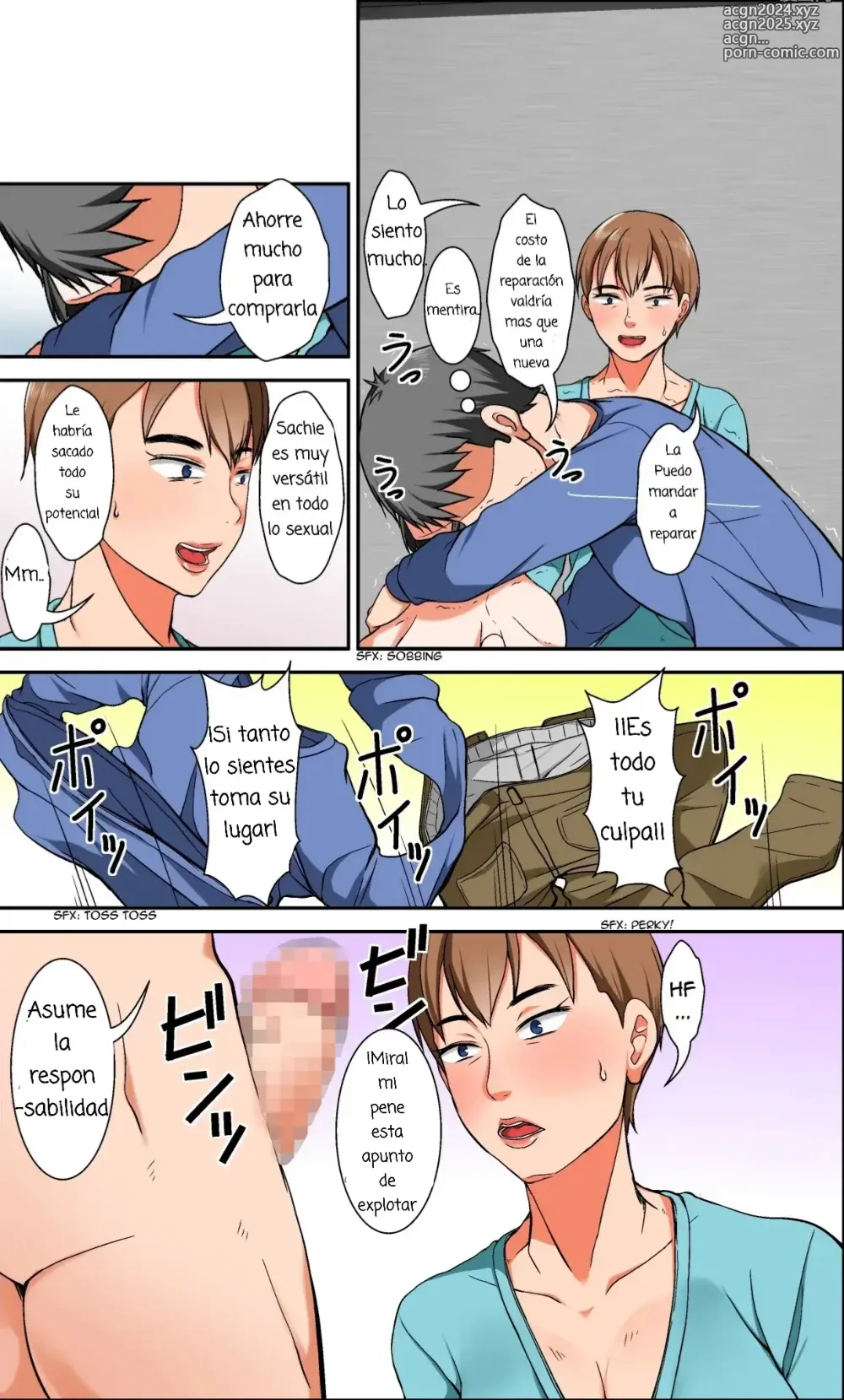 Page 12 of doujinshi Hahaoya to SEX Shiyou to Shitara Chou Binkan Taishitsu   no Oba ga Wana ni Kakatta Hanashi