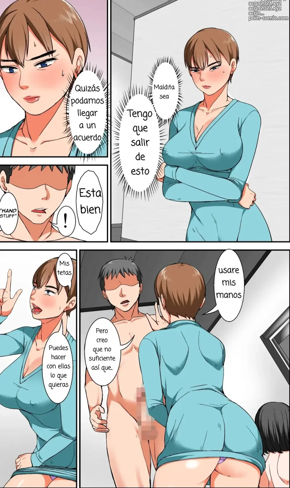 Page 14 of doujinshi Hahaoya to SEX Shiyou to Shitara Chou Binkan Taishitsu   no Oba ga Wana ni Kakatta Hanashi