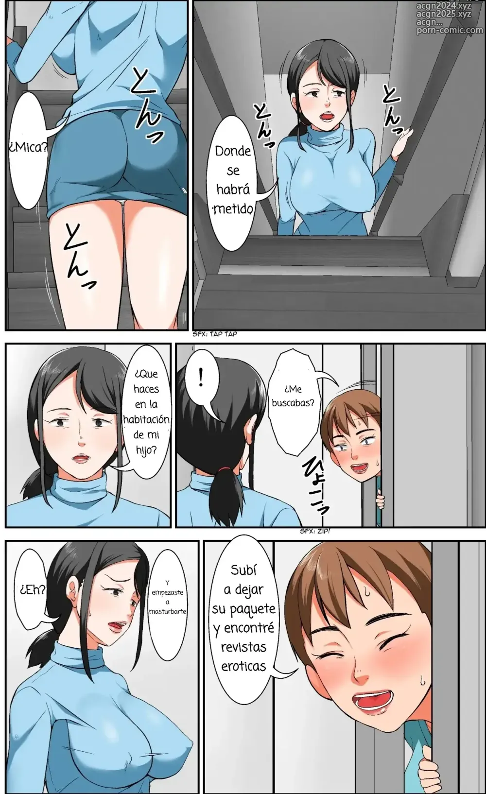 Page 42 of doujinshi Hahaoya to SEX Shiyou to Shitara Chou Binkan Taishitsu   no Oba ga Wana ni Kakatta Hanashi