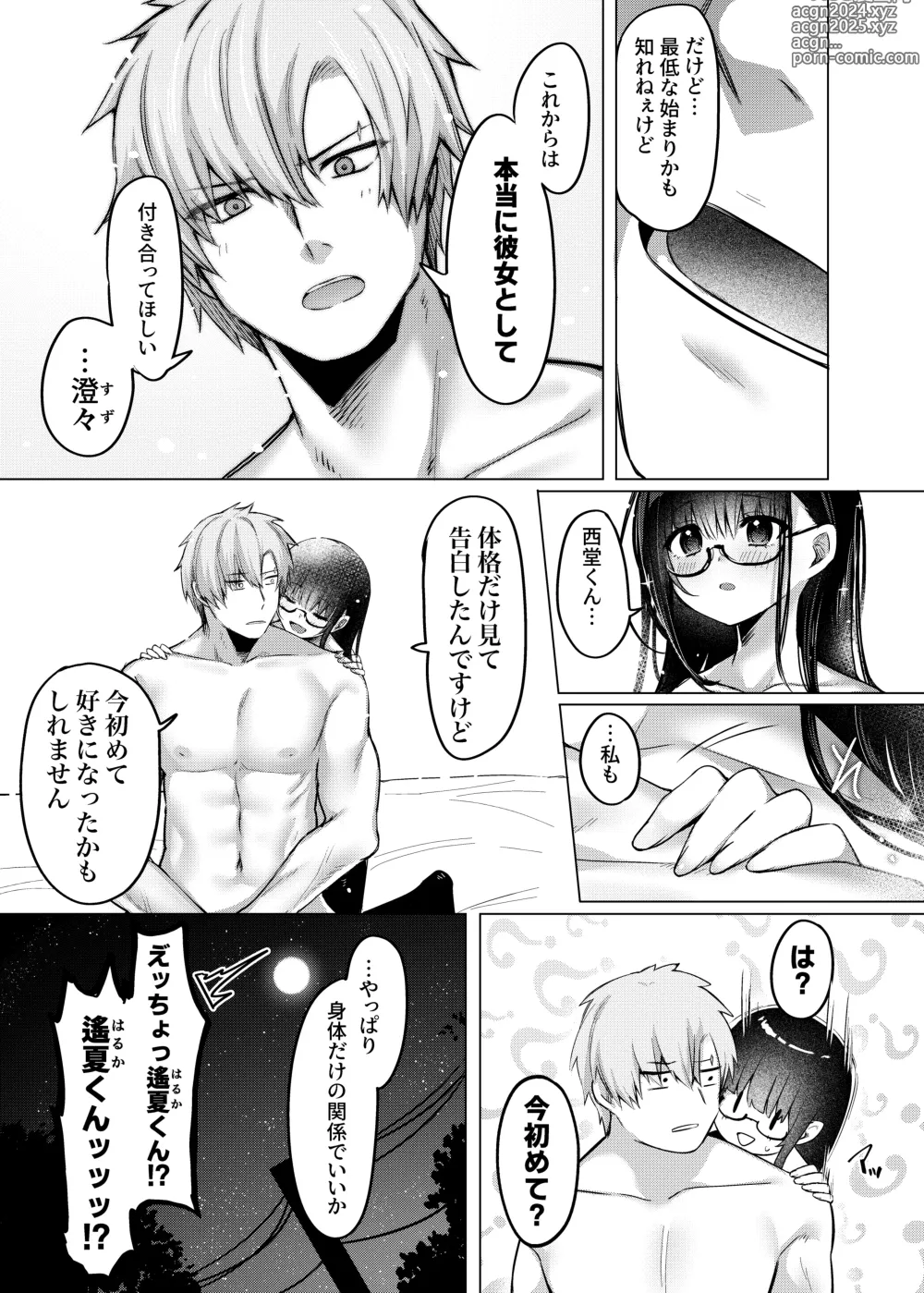 Page 29 of doujinshi Karada Meate to Fukenzen, megane version