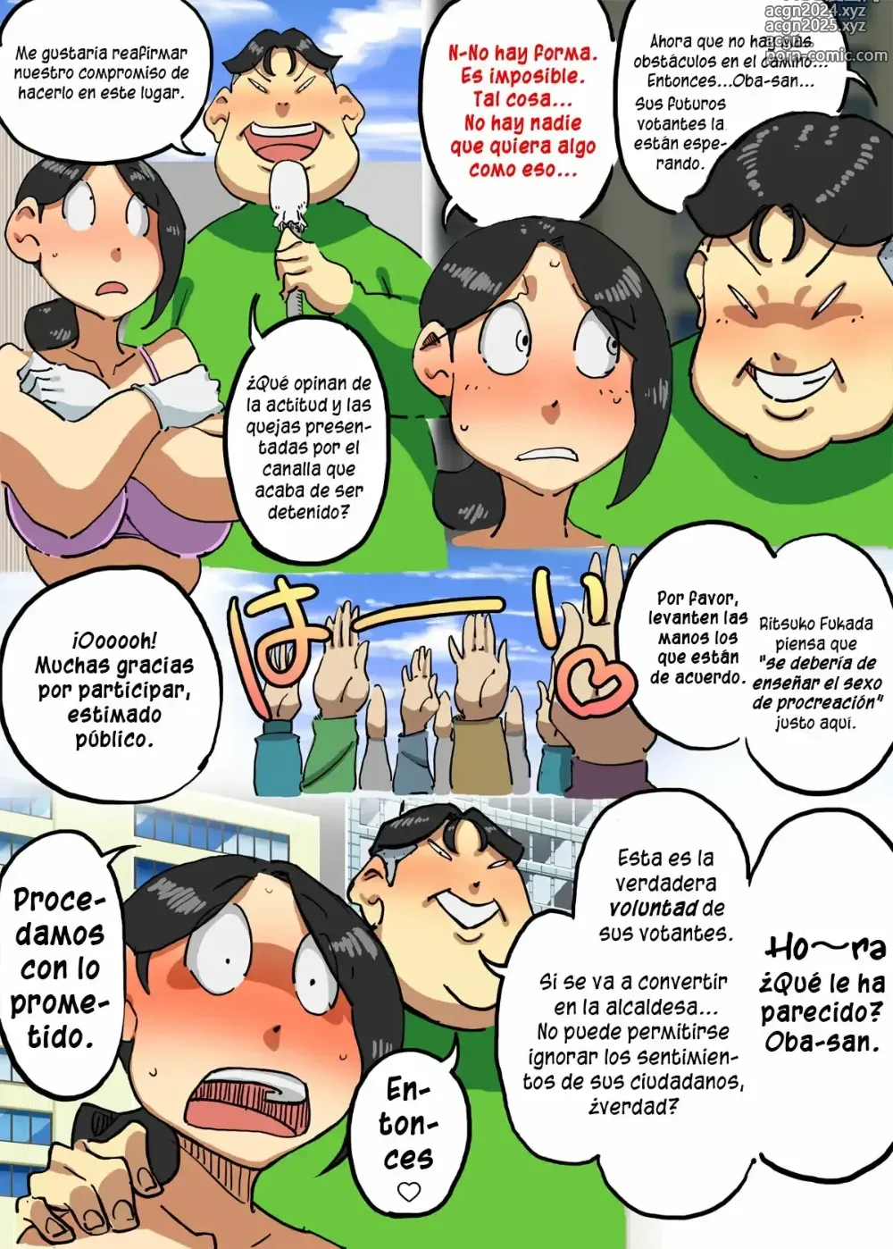 Page 14 of doujinshi Sho-chan. ¿Seguro que Saldré Electa? Demostración de Sexo Reproductivo con la Mamá Candidata