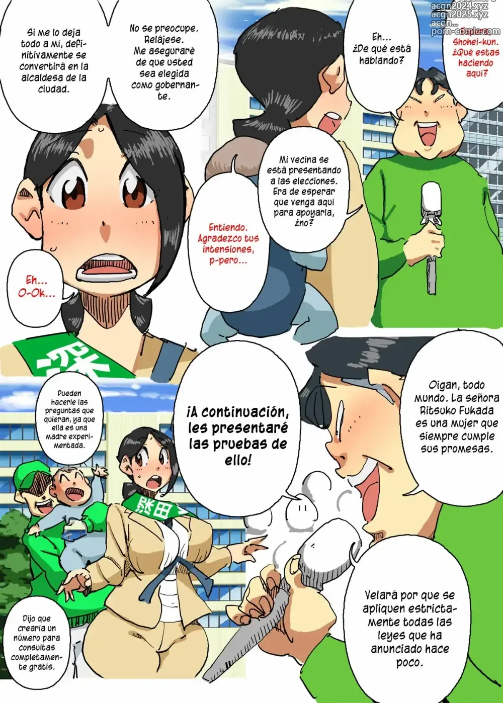 Page 7 of doujinshi Sho-chan. ¿Seguro que Saldré Electa? Demostración de Sexo Reproductivo con la Mamá Candidata