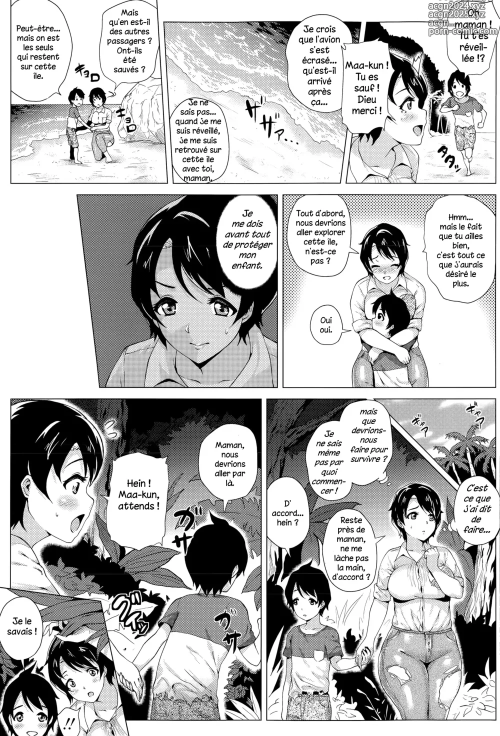 Page 3 of manga Maman et moi sur une île déserte