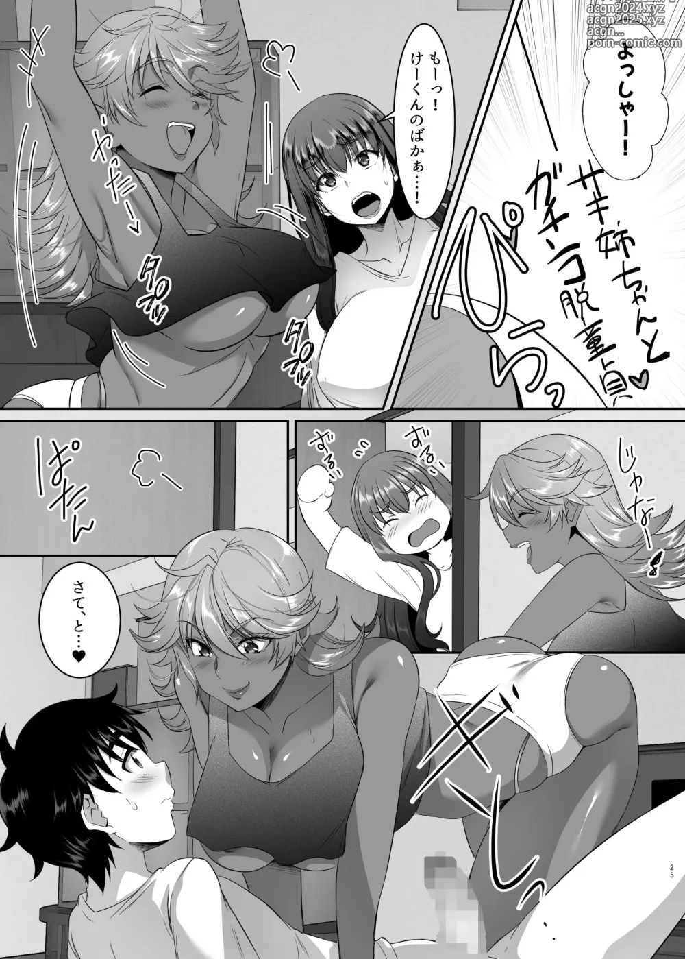 Page 25 of doujinshi Sei Yariman Sisters Pakopako Nikki 1R