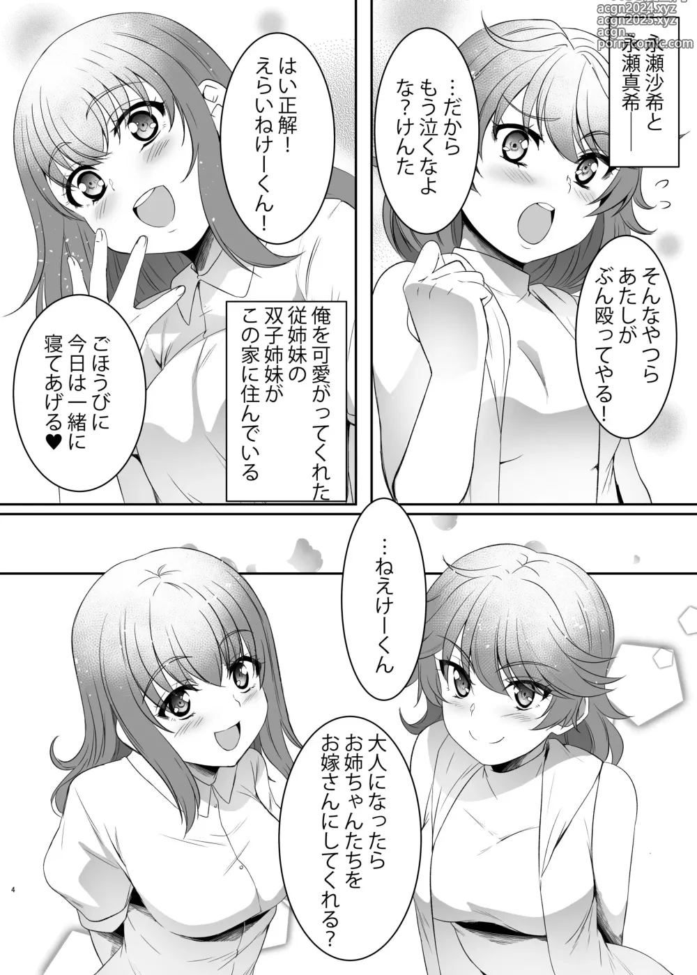 Page 4 of doujinshi Sei Yariman Sisters Pakopako Nikki 1R