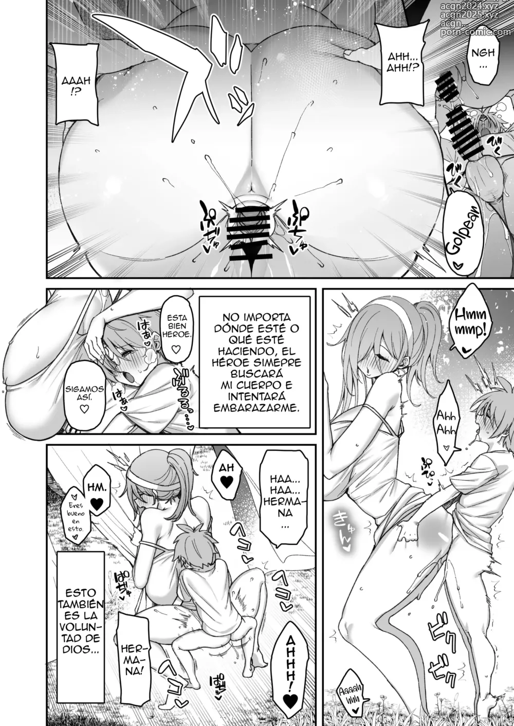 Page 23 of doujinshi Yuusha-sama ga Yowakute Fuan nanode Kami wa Sister ni Tanetsuke Koubi o Meijimashita ♥