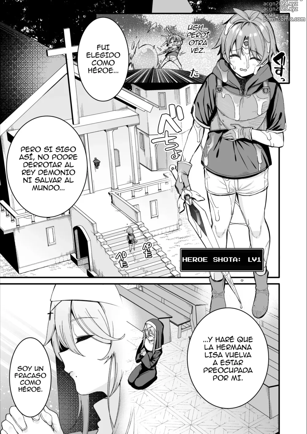 Page 4 of doujinshi Yuusha-sama ga Yowakute Fuan nanode Kami wa Sister ni Tanetsuke Koubi o Meijimashita ♥