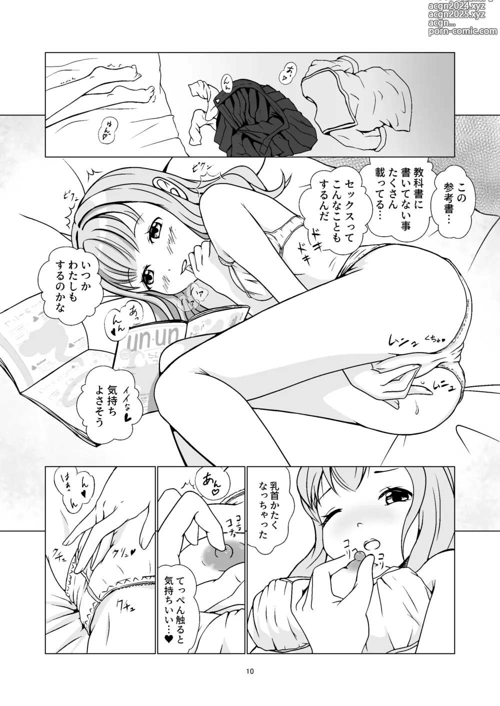 Page 10 of doujinshi Hatsujouki Onanie ~Hatsujouki ni Ecchi suru to Kimochiii tte Osowarimashita...~