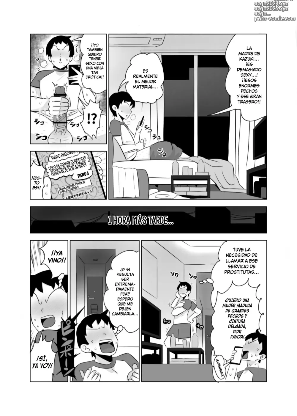 Page 4 of doujinshi La Madre de mi Amigo es una Puta de Grandes Pechos