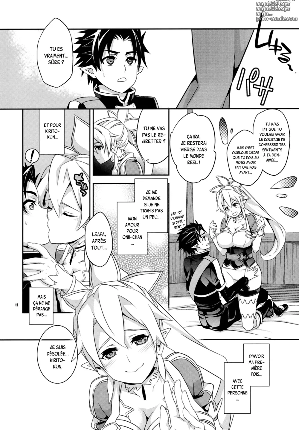 Page 11 of doujinshi C9-03 Suguha to Lyfa to Oniichan no Shiawase Kazoku Keikaku