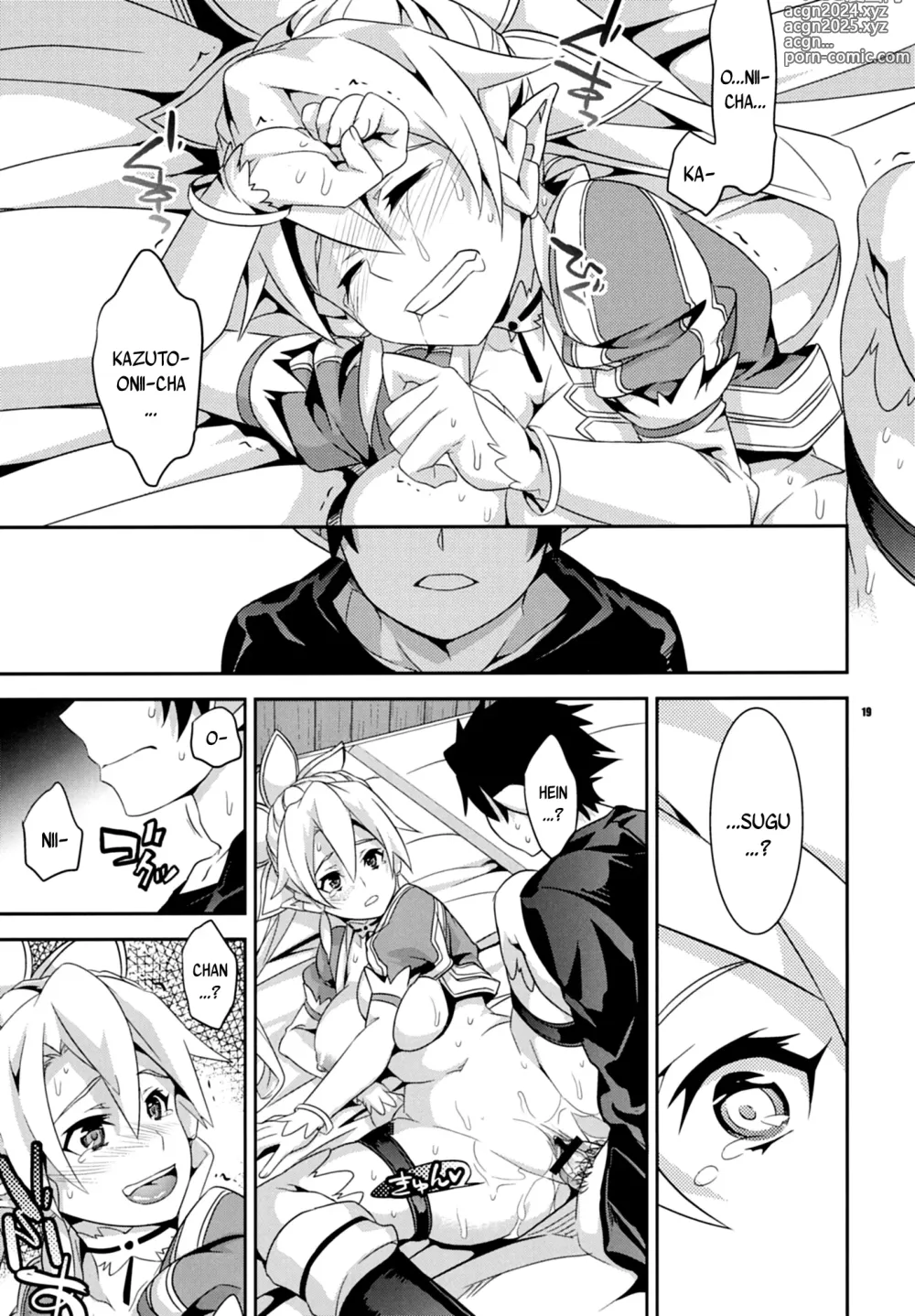 Page 18 of doujinshi C9-03 Suguha to Lyfa to Oniichan no Shiawase Kazoku Keikaku