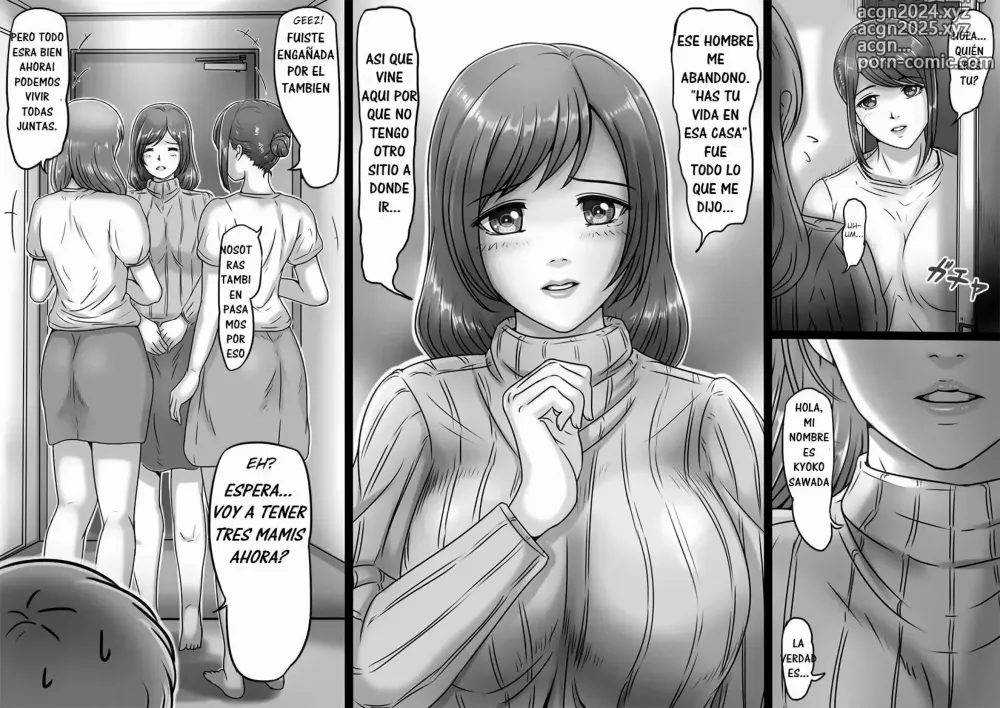 Page 25 of doujinshi Sandwiched entre dos mamás