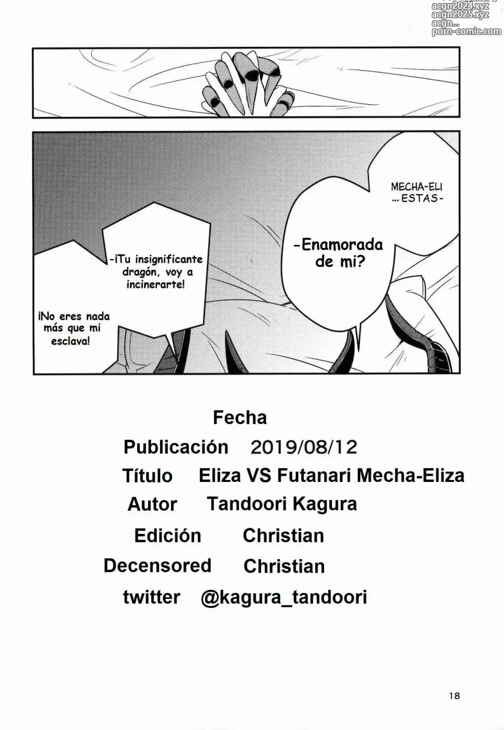 Page 17 of doujinshi Eliza VS Futanari Mecha-Eliza