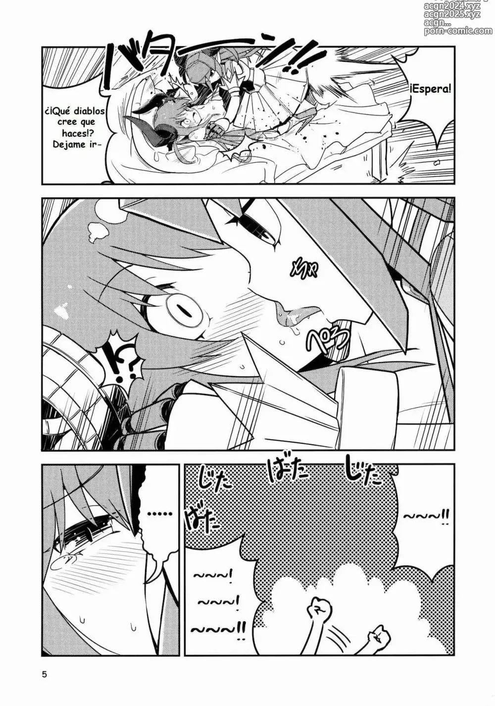 Page 4 of doujinshi Eliza VS Futanari Mecha-Eliza