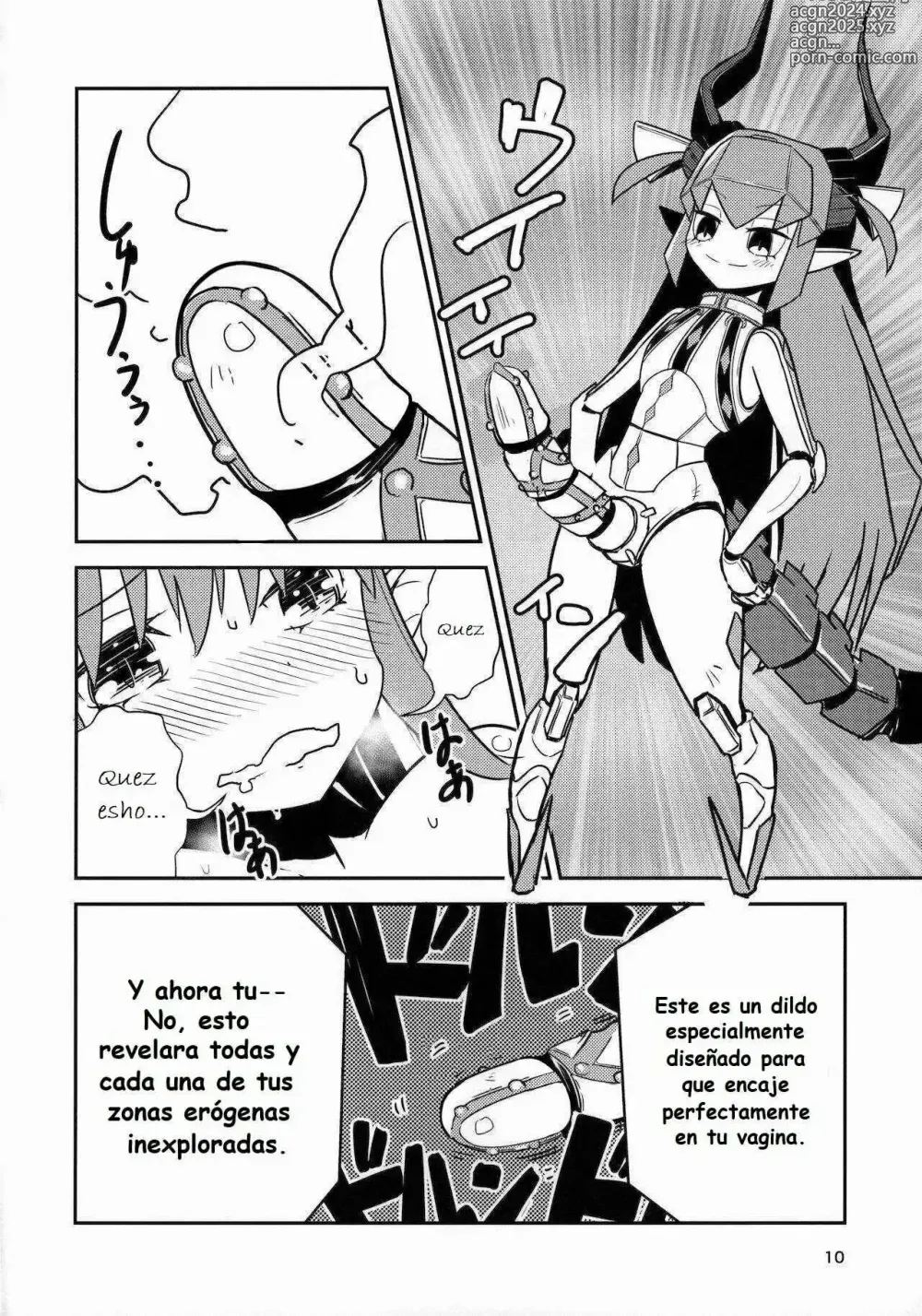 Page 9 of doujinshi Eliza VS Futanari Mecha-Eliza