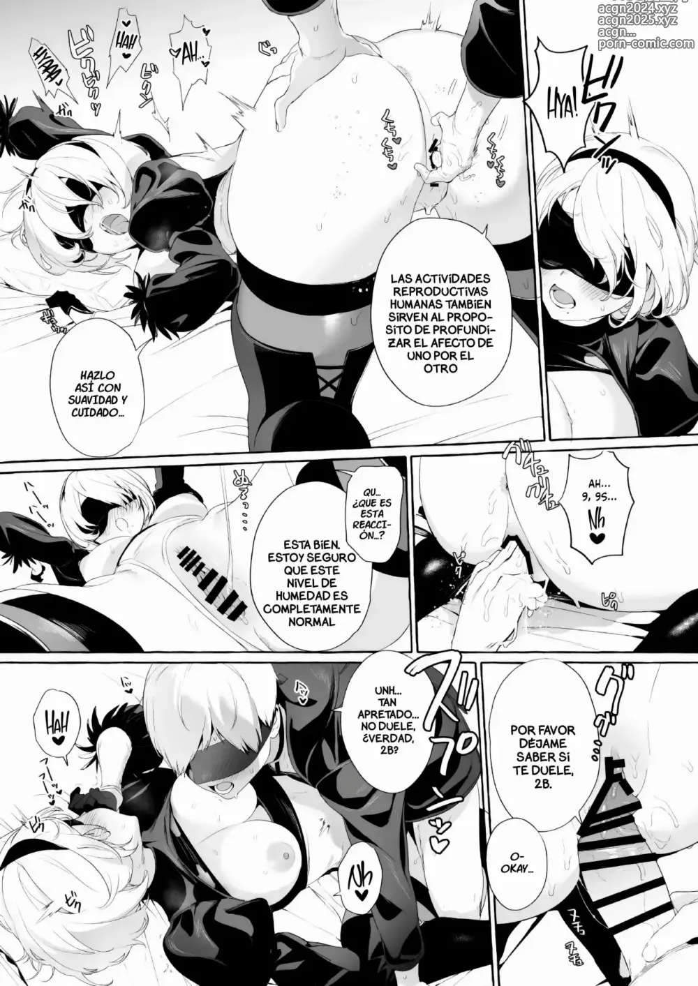 Page 5 of doujinshi Modelo 2b proyecto de conversion a sexbot