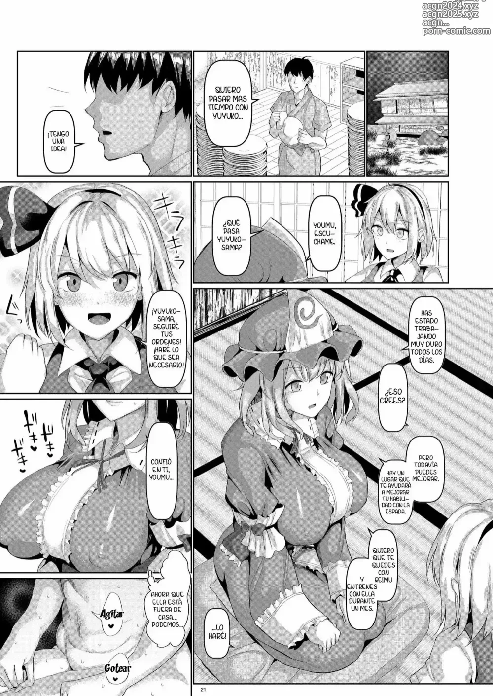 Page 22 of doujinshi Mucchiri to Yawarakai Yuyu-sama o Saimin de