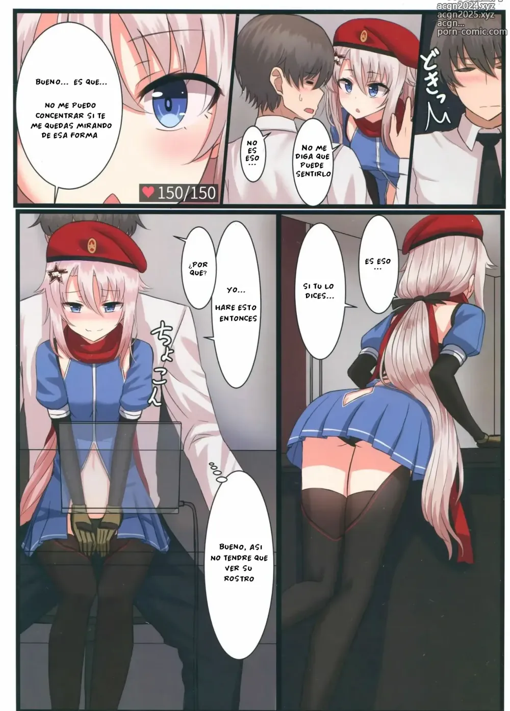 Page 4 of doujinshi ¡9A-91-chan Quiere hacer Cosas Sucias con el Comandante!