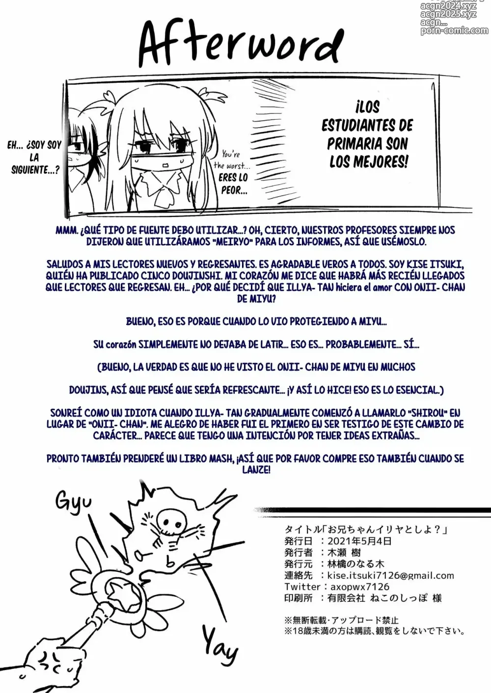 Page 24 of doujinshi ¿Onii-chan, Quieres Hacerlo con Iliya？