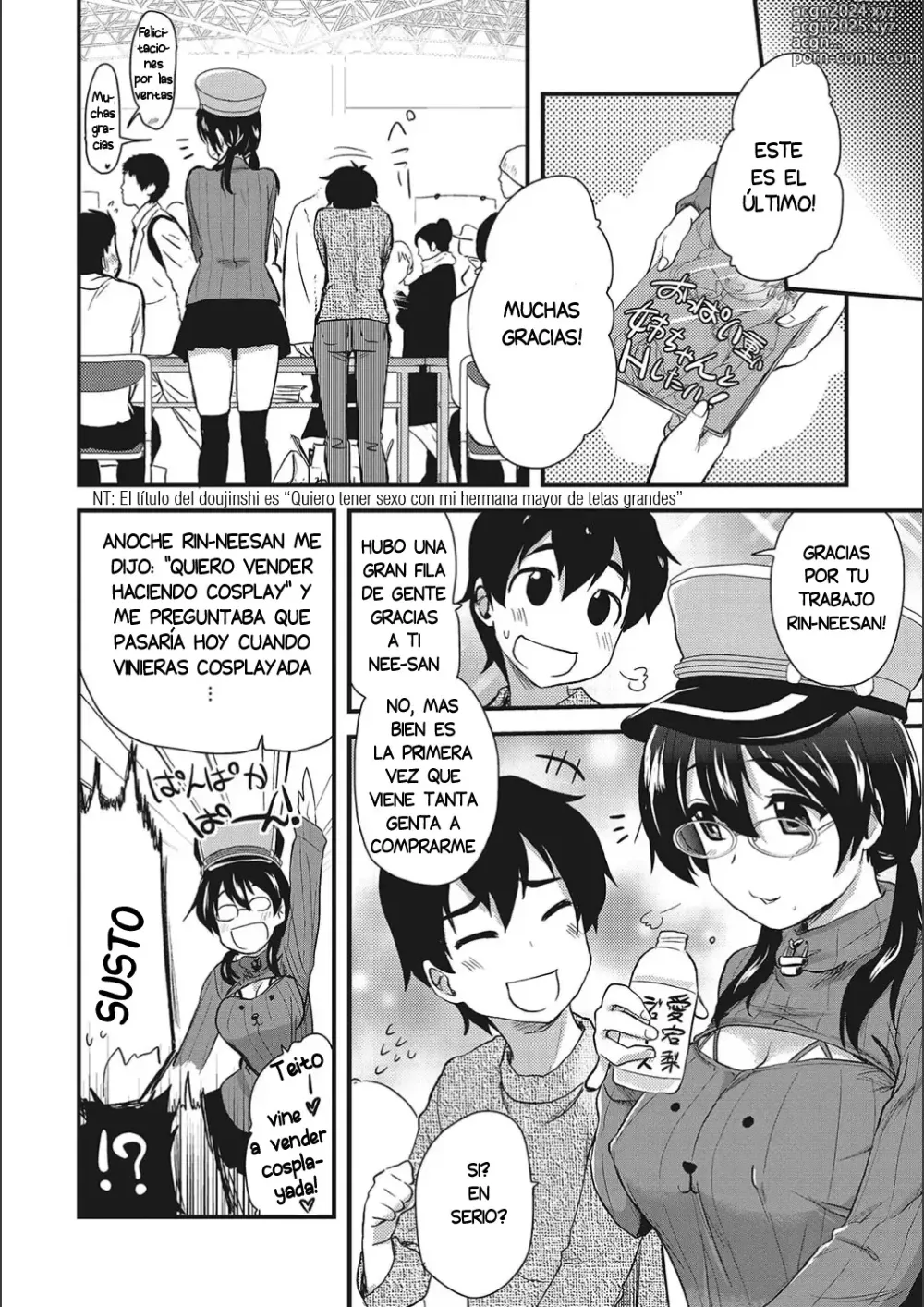 Page 2 of manga Mi onee-chan sera vendedora en Cosplay!