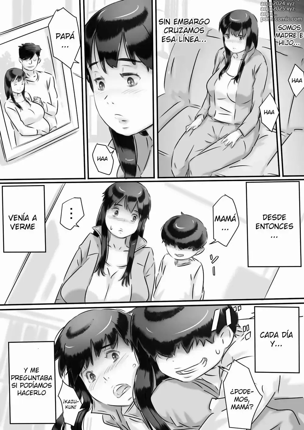 Page 12 of doujinshi Haha to no Seikatsu.