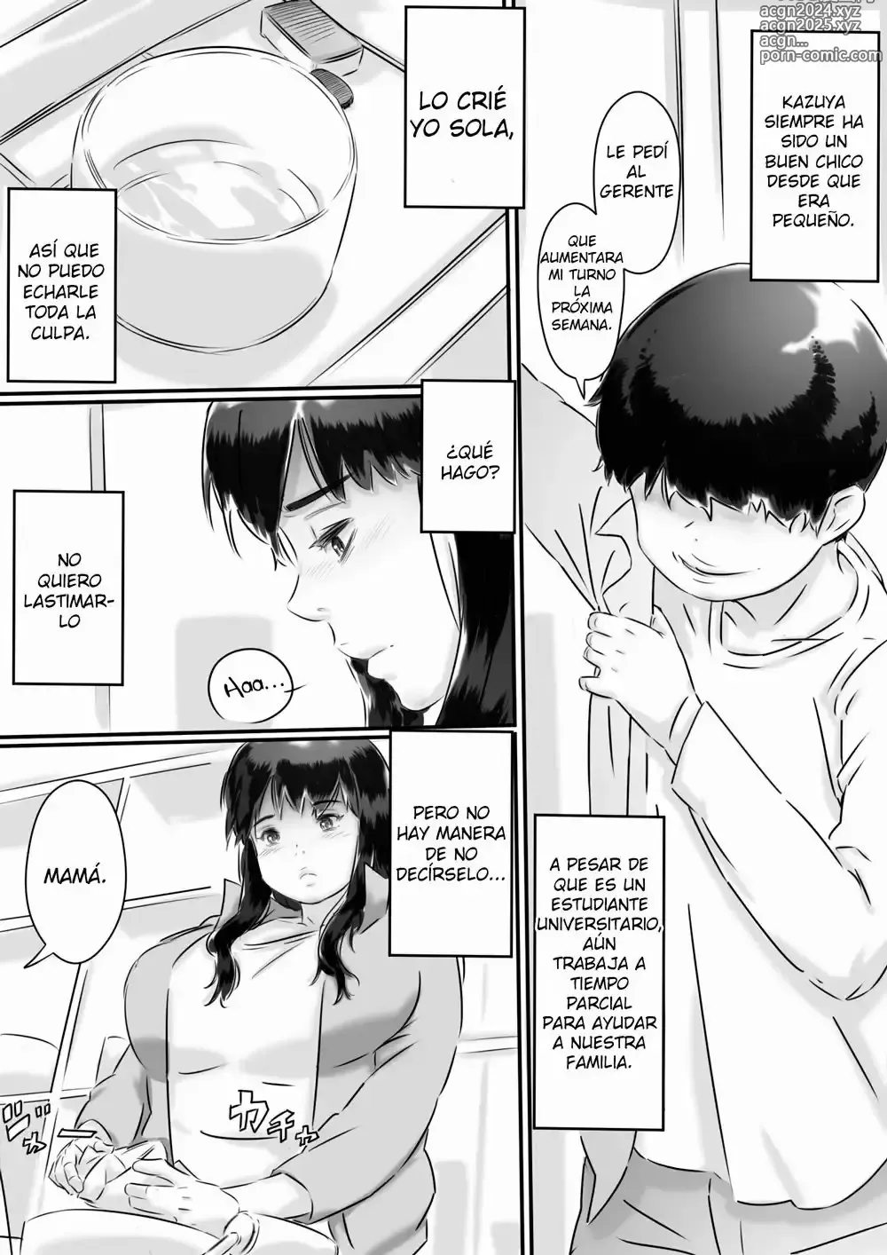 Page 4 of doujinshi Haha to no Seikatsu.