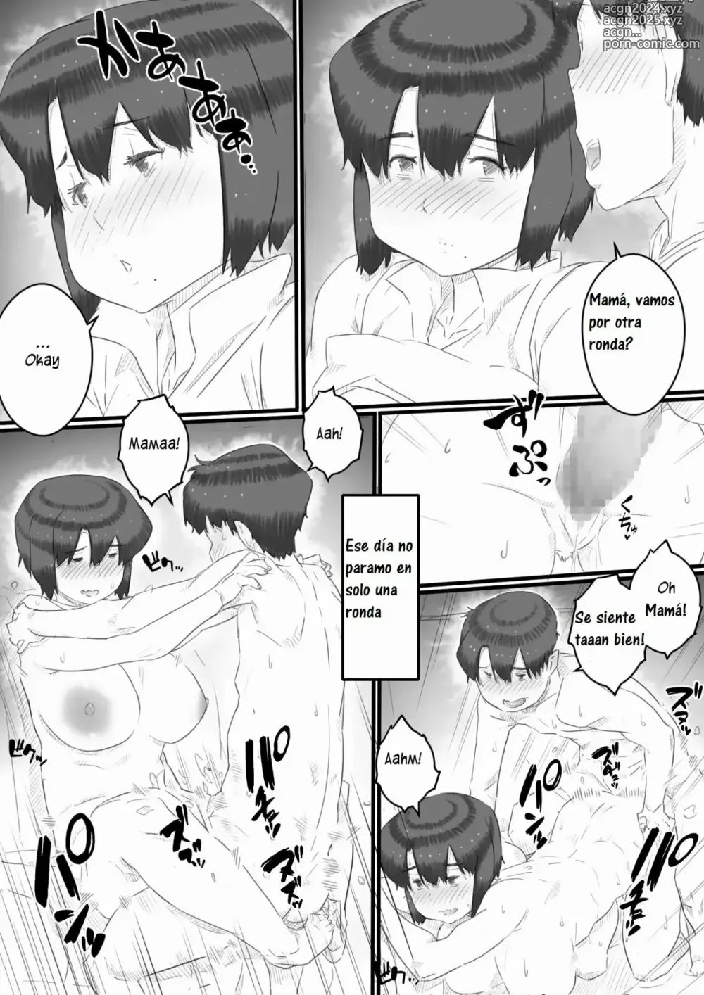 Page 30 of doujinshi Staying over at my son's apartment