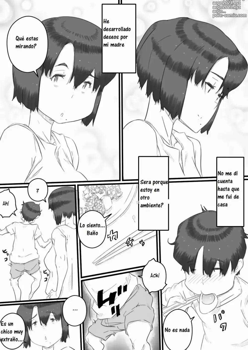 Page 4 of doujinshi Staying over at my son's apartment