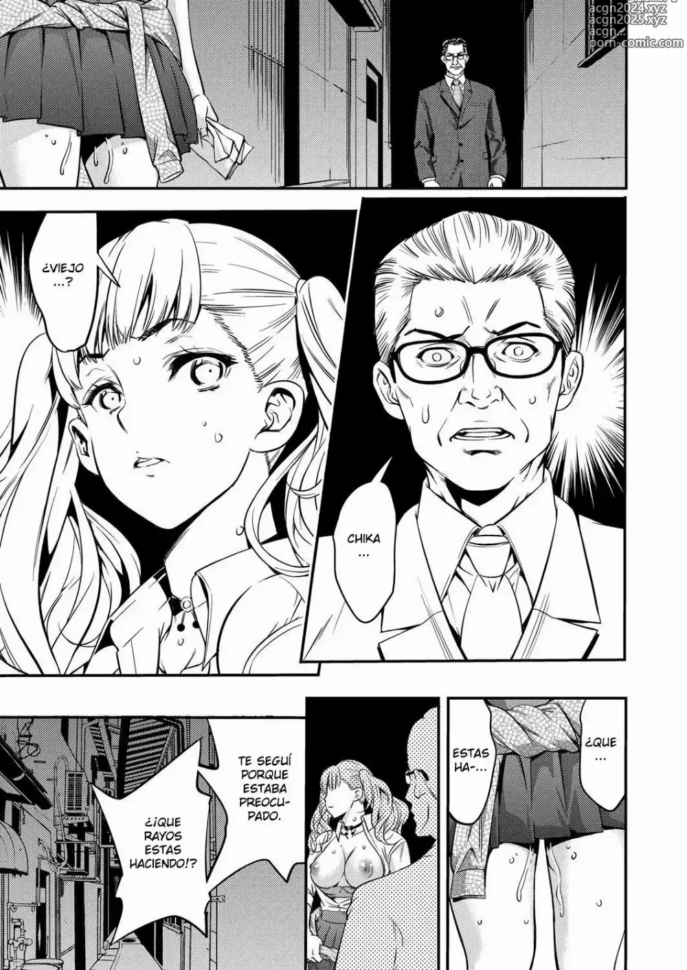 Page 9 of manga El sexo incestuoso de la zorra gyaru con su padre, que se enfada con ella por prostituirse