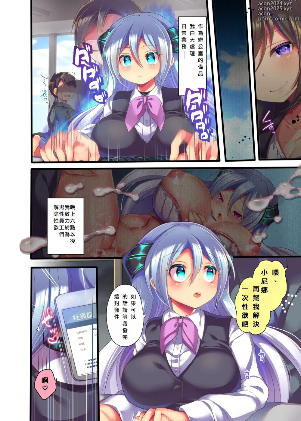 Page 8 of doujinshi Metadoll NINA Ver.2.0 ~Elite Shain ga Sexaroid Gitai de Zecchou Kuppuku~