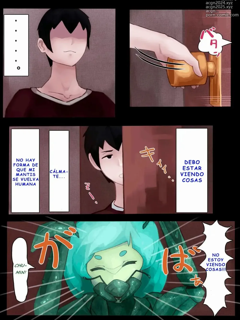 Page 5 of doujinshi Kamakiri to Sex -Hito-ka Virus Kansen Houkoku Kiroku-