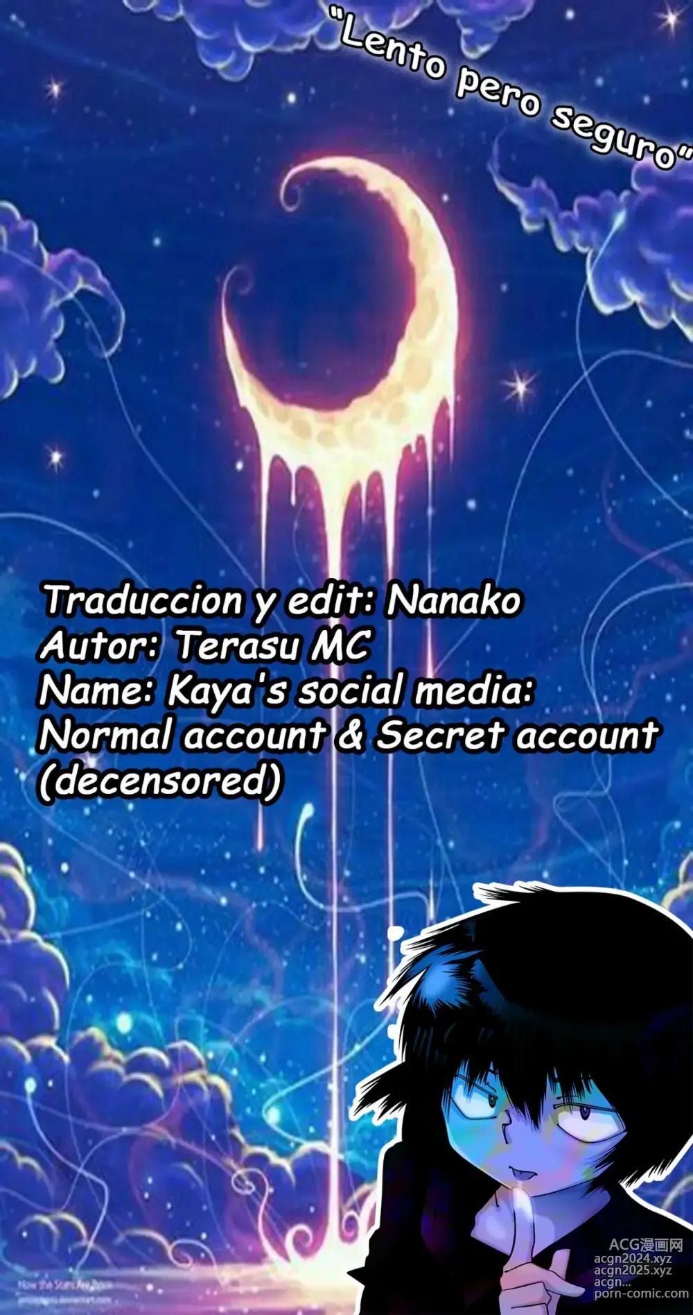 Page 13 of doujinshi Kaya's social media: Normal account & Secret account (decensored)